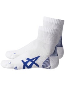 ASICS 2PPK Cushion Run Quarter Socks