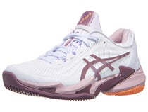 Zapatillas mujer Asics Court FF 3 Blanco/Watershed Rose TIERRA BATIDA
