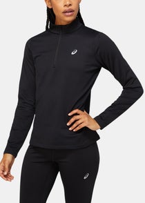 ASICS Women's Core Long Sleeve Zip Winter Top