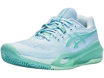 Asics Gel Resolution X SANDPLATZ Damenschuh Blue/Oasis 