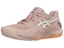 Zapatillas mujer Asics Gel Resolution 9 Rosa/Blanco TIERRA BATIDA