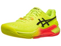 Zapatillas mujer Asics Gel Resolution 9 amarillo/Negro TIERRA BATIDA