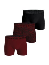 Björn Borg Herren Herbst Cotton Stretch Boxershorts 3er-Pack