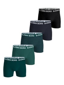 Björn Borg Herren Herbst Cotton Stretch Boxershorts 5er-Pack