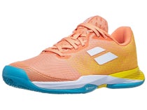 Zapatillas j&#xFA;nior Babolat Jet Mach III Coral/Dorado TIERRA BATIDA