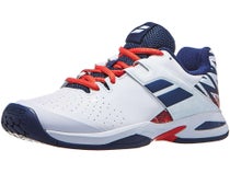 Babolat Propulse AC White/Blue Junior Shoes