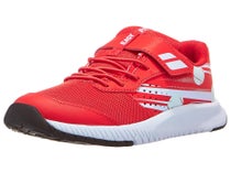 Babolat Pulsion Velcro ALLCOURT Kinderschuh Cherry Tomato