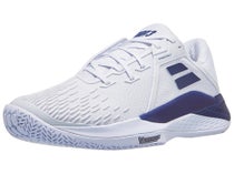 Babolat Propulse Fury 3 ALLCOURT Herrenschuh Weiß/Dunkelblau
