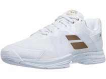 Scarpe Babolat SFX3 Wimbledon Bianco/Oro Unisex - TUTTE LE SUPERFICI