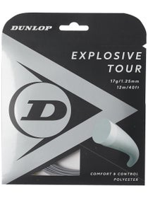 Dunlop Explosive Tour 1.25mm Tennissaite (Silber) - 12m Set