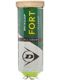 Dunlop Fort All Court TS Tennis 3 Ball Can