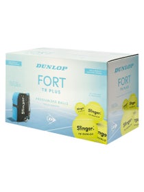 Carton 72 balles Dunlop Fort TR Plus Slinger