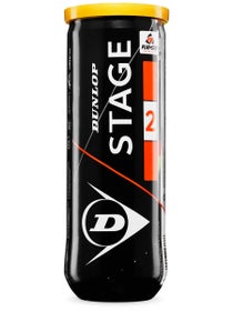 Dunlop Stage 2 Orange Tennis 3 Ball Pack 