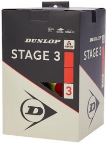Dunlop Stage 3 Red Tennis Ball 12 Pack