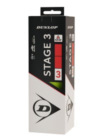 Dunlop Stage 3 Red Tennis Ball 3 Pack