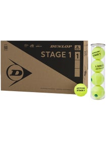 Lot de 72 Balles de Tennis d'entraînement Dunlop Stage 1 Green
