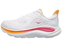 HOKA Clifton 10 Damen Laufschuhe Wei&#xDF;/Electric