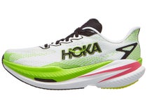 HOKA Mach X 3 Damen Laufschuhe Wei&#xDF;/Neon Lime