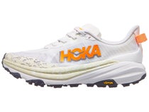 HOKA Speedgoat 6 Women's Damen Laufschuhe White/Tangerine