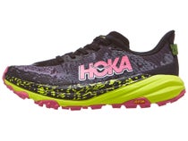 HOKA Speedgoat 6 Damen Laufschuhe Black/Neon Hoka Citrus