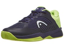 HEAD Revolt Pro 4.5 SANDPLATZ Kinderschuh Navy/Lime 