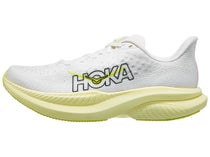HOKA Mach 6 Damen Laufschuh Wei&#xDF;/Citrus