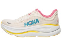 HOKA Bondi 9 Damen Laufschuhe Alabaster/Birke