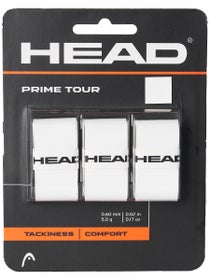 Head Prime Tour Overgrip - 3er Pack (Wei&#xDF;)