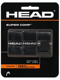 Head Supercomp Overgrips Schwarz