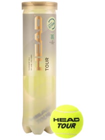 Tubo de 4 pelotas Head Tour Tennis