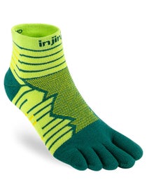 Injinji Ultra Run Crew Running Toe Socks - Obsidian