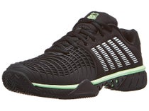 Chaussures Homme KSwiss Express Light 3 Black/Neon Green - TERRE BATTUE