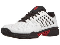 Chaussures Homme K-Swiss Express Light 3 White/Black/Red - TERRE BATTUE