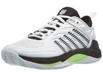 Chaussures Homme KSwiss Hypercourt Supreme 2 Wh/Blk/Grn - TERRE BATTUE