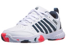 Chaussures Junior K-Swiss Court Express 2 Whi/Stargaze/Neon TOUTES SURFACES