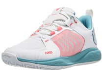K-Swiss Ultrashot Team AC White/Aqua Women's Shoe