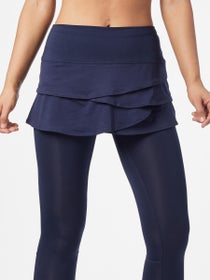 Lucky in Love Women's Scallop Skirt Capri Navy