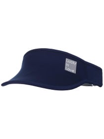 Lucky in Love Women's Logo Stretch Visor Navy