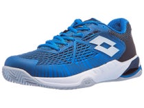 Chaussures Homme Lotto Mirage 100 II Blue/Silver - TERRE BATTUE