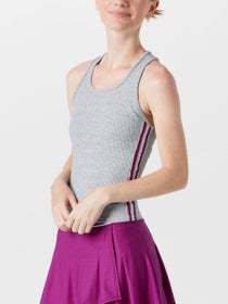 Lucky in Love Damen Berry Stripe Rib Tank