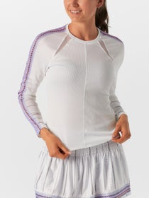 Lucky in Love Damen Lavender Love Langarmtop