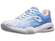 Chaussures Femme Lotto Mirage 200 II PRT Blue/White/Rose TERRE BATTUE