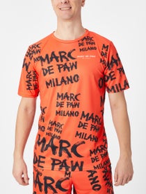 Marc De Paw Men's Milano Orange Brush Crew