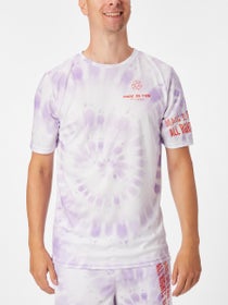Marc De Paw Men's Tie-Dye Lavender Crew