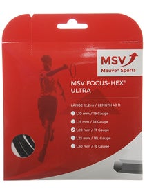 MSV Focus HEX Ultra 1.20mm Tennissaite - 12.2m Set