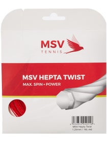 MSV HEPTA-TWIST 1.25mm Tennissaite - 12m Set