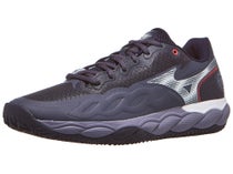 Chaussures Homme Mizuno Wave Enforce Court Grey/White/Blue TERRE BATTUE
