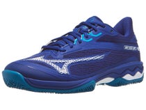Chaussures Homme Mizuno Wave Exceed Light 2 Bl/Wh/Bl - TERRE BATTUE