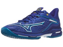 Chaussures Homme Mizuno Wave Exceed Tour 6 Blue/White - TERRE BATTUE