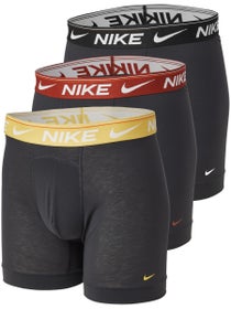 Nike Herren Ultra Comfot Boxershorts 3er-Pack Gy/Orange/Gelb
